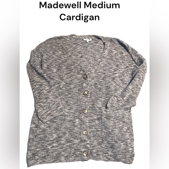 Madewell Sweaters - ❤️ MADEWELL Medium Gray grandpa cardigan button down with pockets.  No Flaws!